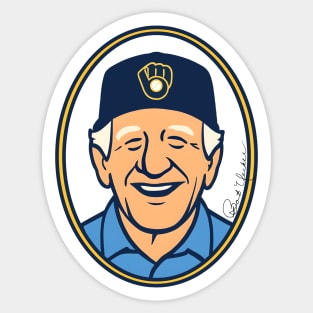Milwaukee Brewers - Bob Uecker Sticker
